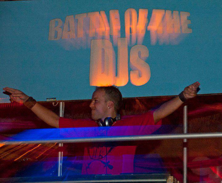 Live set on the decks